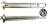 ТЭН для водонагревателя  2000W (1,3+0,7), НЕРЖ, тип верт, двойной. (ТЕРМЕКС- 066052) WTH005TX
